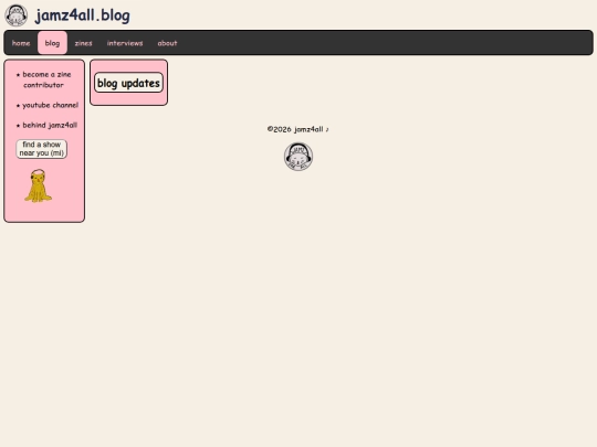 jamzblog screenshot