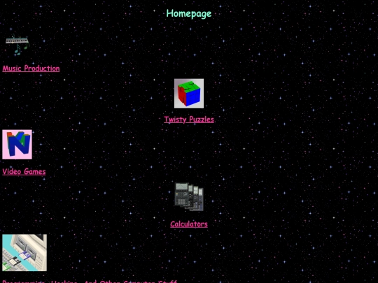homepage screenshot