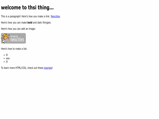 index screenshot