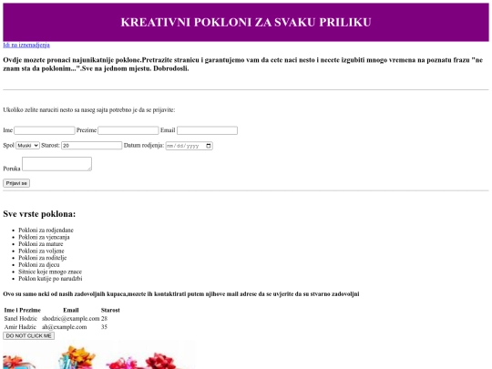 index screenshot
