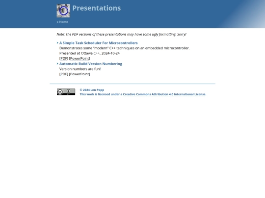 presentations screenshot