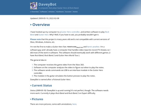 projects/daveybot screenshot