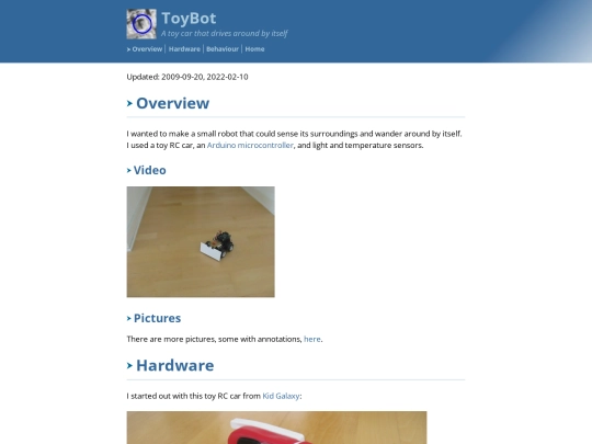 projects/toybot screenshot