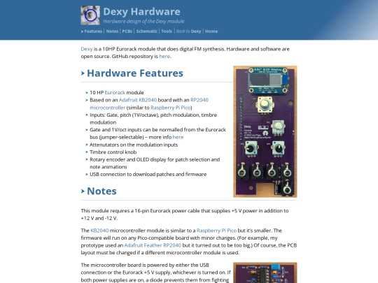 synth/dexy/hardware screenshot