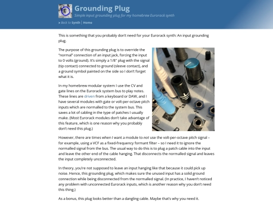 synth/grounding-plug screenshot