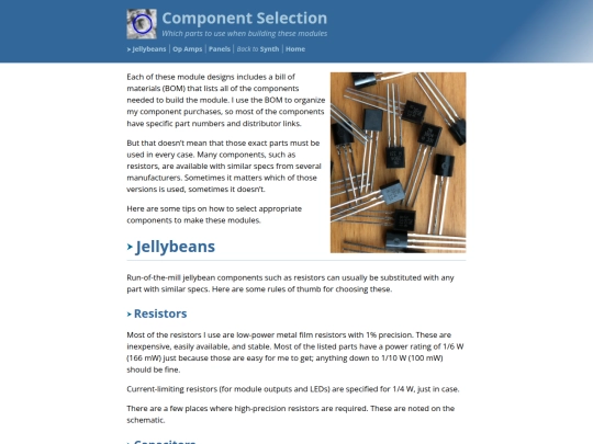 synth/part-selection screenshot