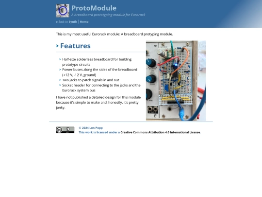 synth/proto-module screenshot