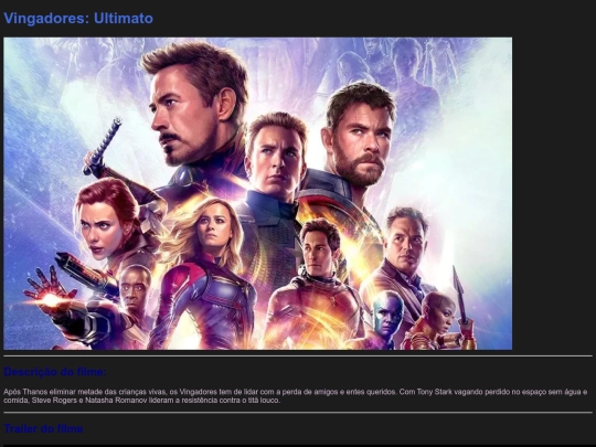 VINGADORES/vingadorePuro_html screenshot
