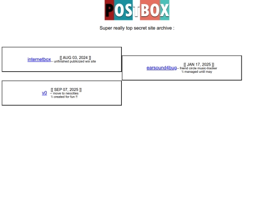 archive screenshot
