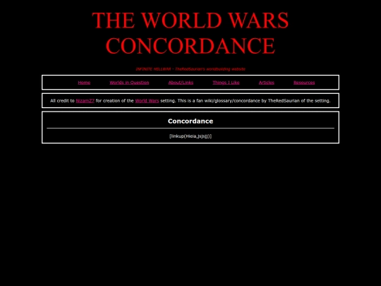 PERS/WORLDWARS/CONCORD screenshot