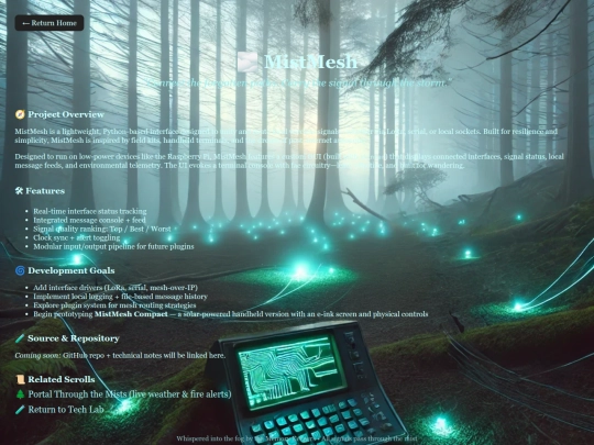 pages/mistmesh screenshot