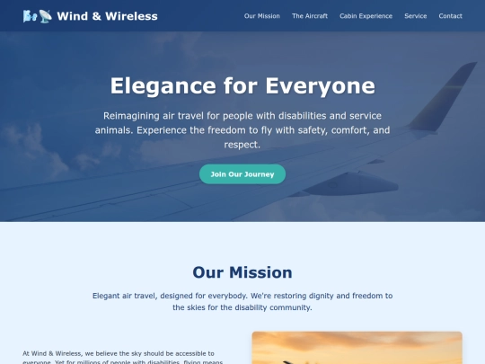 pages/projects/ww_airlines screenshot
