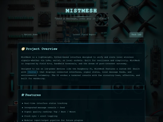 pages/tech_lab/mistmesh screenshot