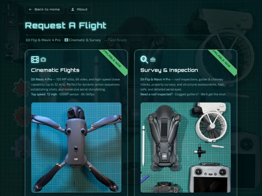 projects screenshot