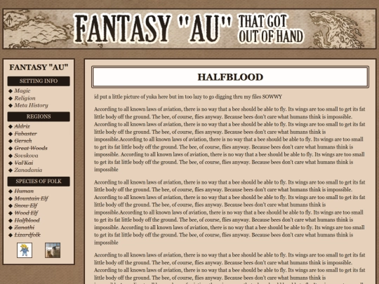 fantasyau/halfblood screenshot