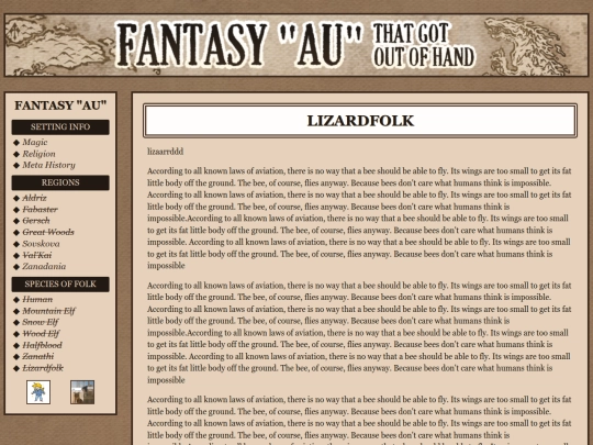 fantasyau/lizardfolk screenshot