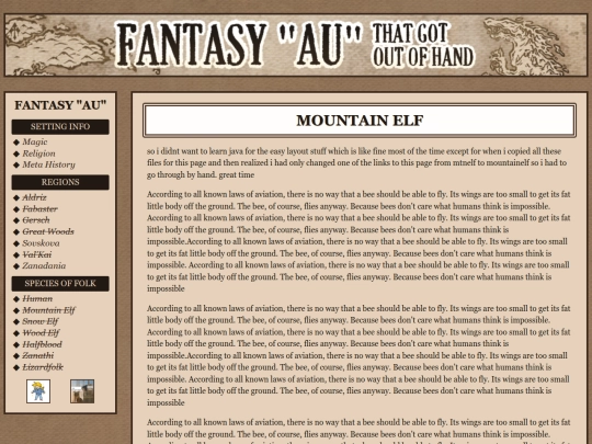fantasyau/mountainelf screenshot
