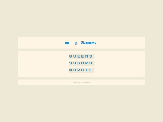 games screenshot