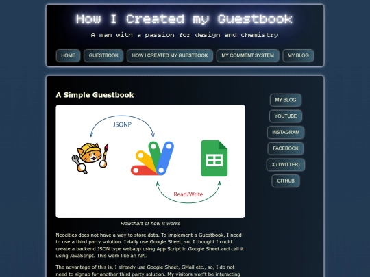 how-i-created-my-guestbook screenshot
