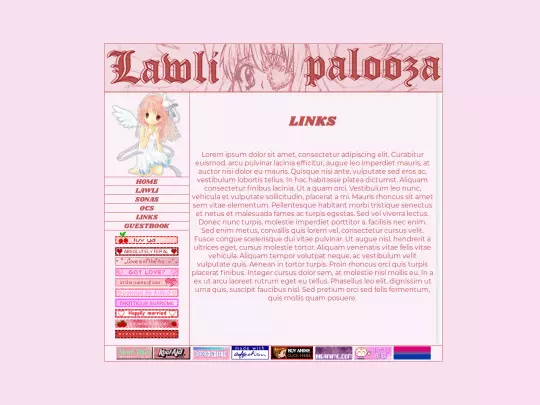 links screenshot