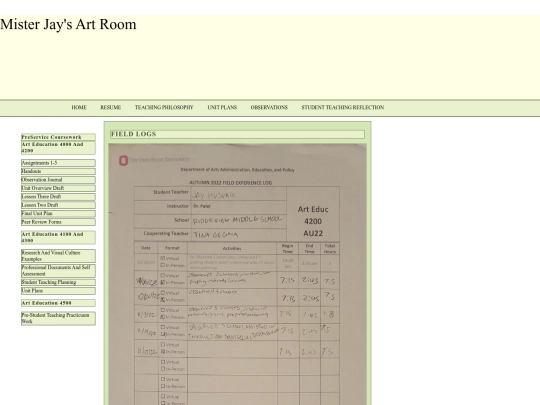 pages/FieldLogs screenshot