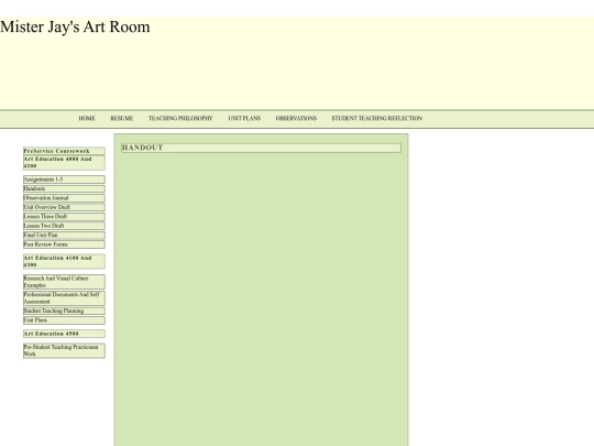 pages/Handout screenshot