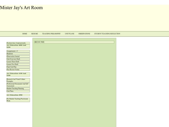 pages/NavBar/Resume screenshot