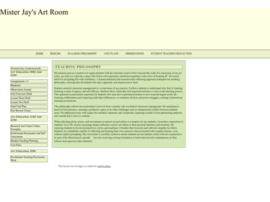 pages/NavBar/Teaching_Philosophy screenshot