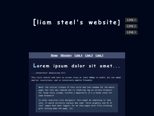 layout screenshot