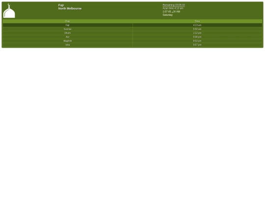 salahapp screenshot
