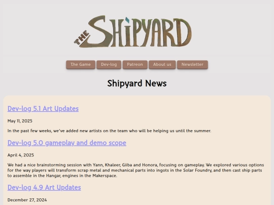 blog screenshot
