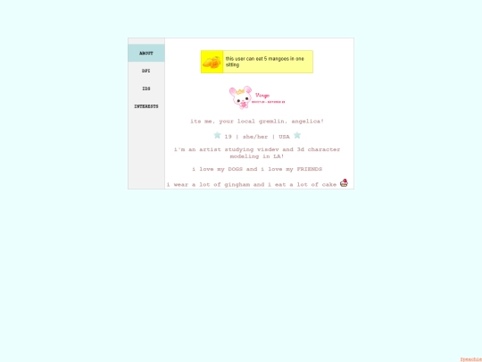 aboutmetest screenshot