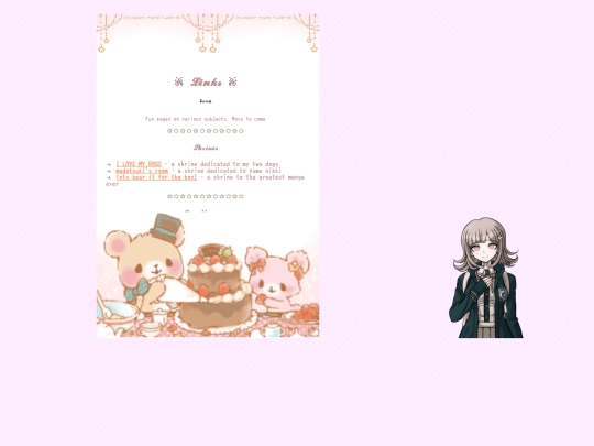 links screenshot