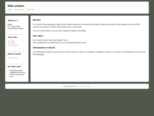 index screenshot