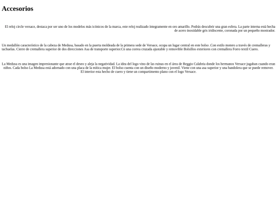 pagina web/accesorios screenshot