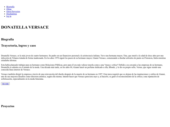pagina web screenshot