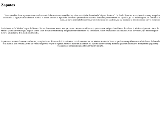 pagina web/zapatos screenshot