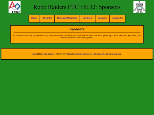 sponsors screenshot
