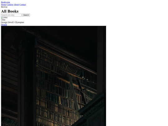 Library /catalog screenshot