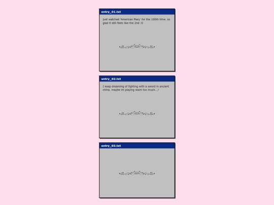 journal screenshot