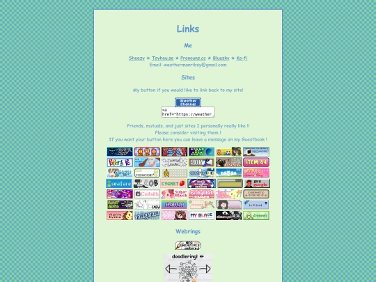 links screenshot