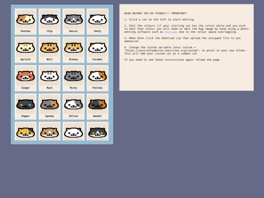 atsume/.cateditor screenshot