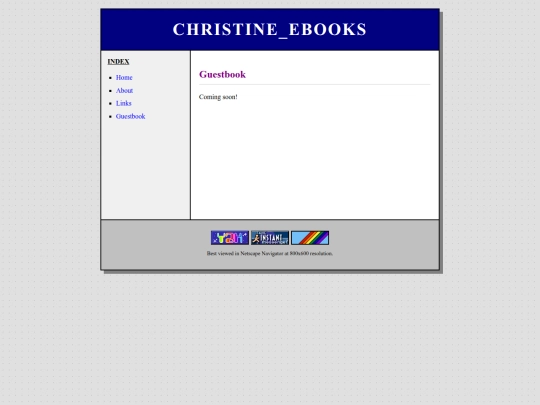 guestbook screenshot