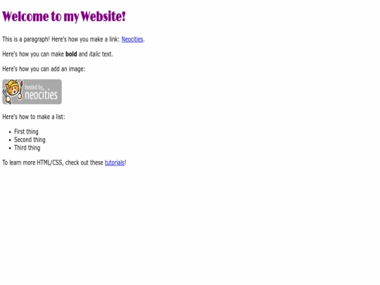 index screenshot