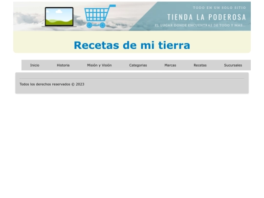 TiendaLaPoderosa/recetas screenshot