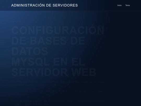 Configuración-de-bases-de-datos-mysql-en-el-servidor-web screenshot