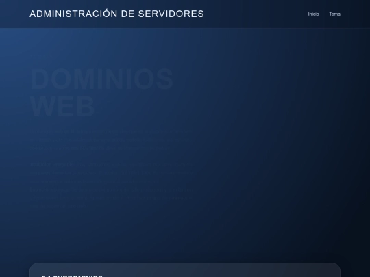 Dominios-web screenshot