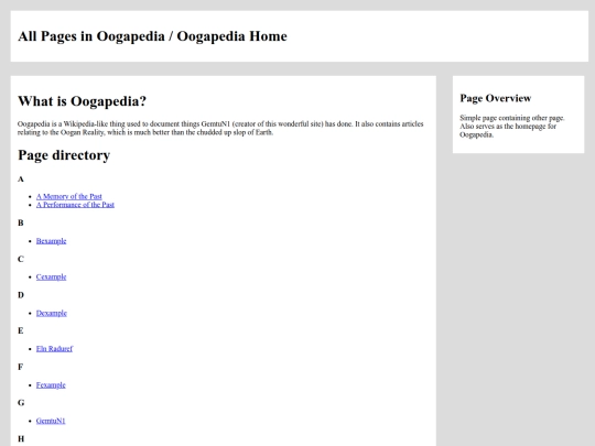 non-main pages/oogapedia screenshot