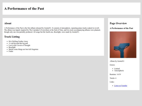 non-main pages/oogapedia/pg/a-performance-of-the-past screenshot