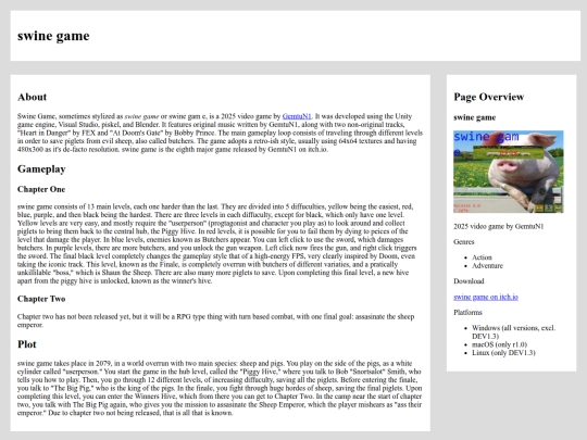 non-main pages/oogapedia/pg/swine-game screenshot